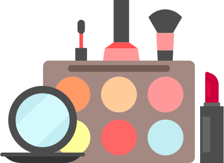 Makeup Kit Displayed for Beauty Routine