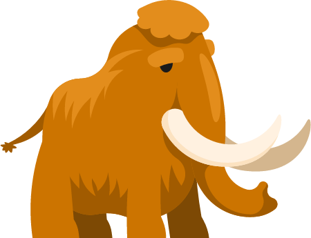Mammoth Prehistoric Animal Depicted Historically