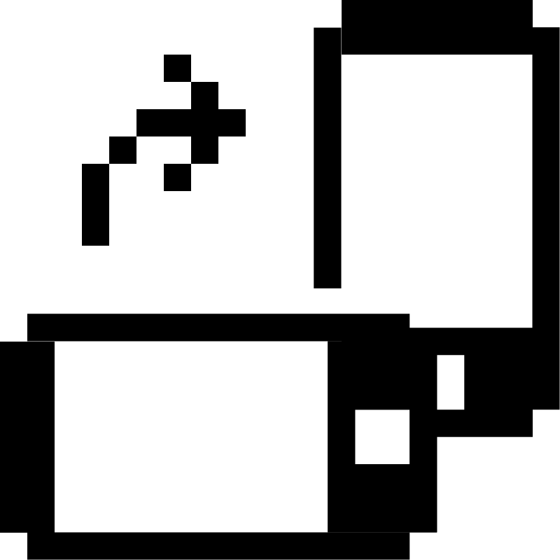 Pixel theme interface for device orientation by Akseli Palen