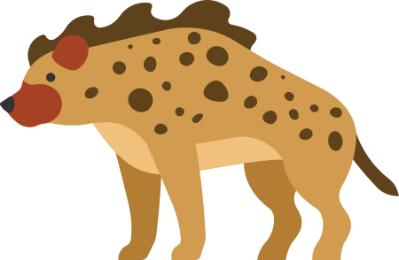 Cartoon Hyena