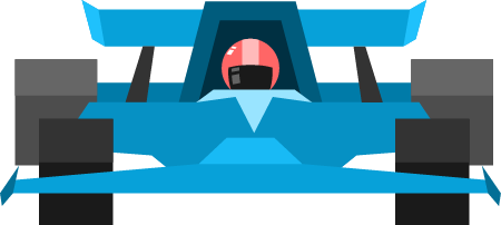 Racing Car from the Formula 1 Circuit