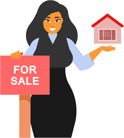 Realtor Presenting Home for Sale