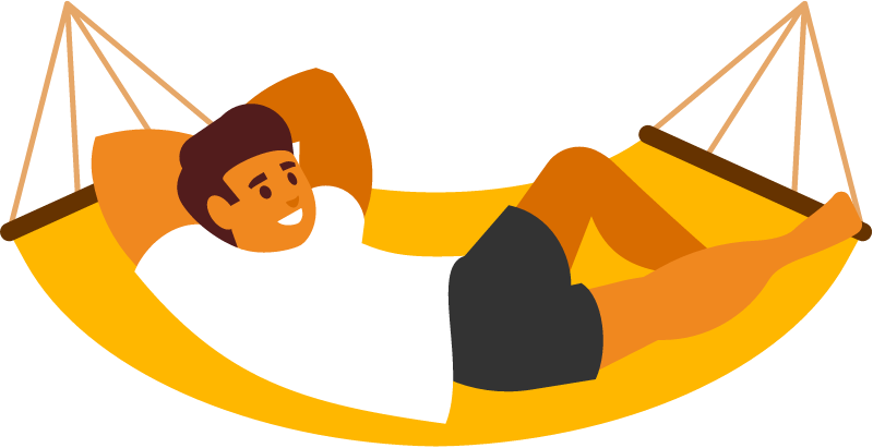 Relaxing in Hammock