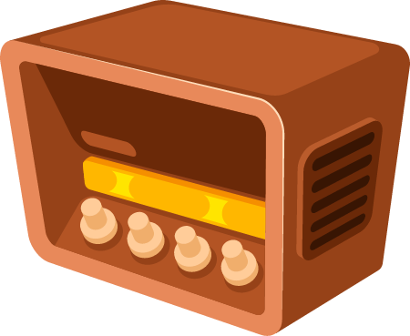Retro Radio receiver