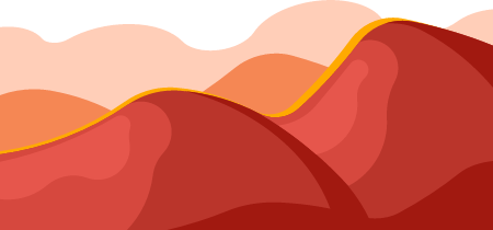 Scenic View of the Mars Landscape