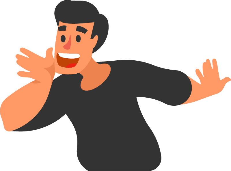 Screaming Man Expressing Anger