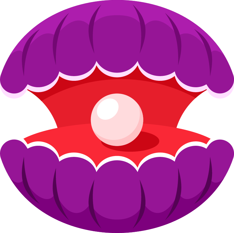 Seashell with Pearl Inside