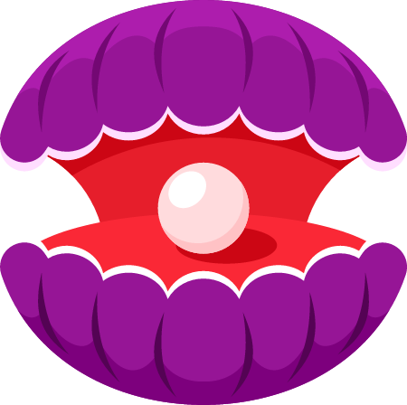 Seashell with Pearl Inside