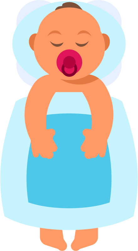 Sleeping Baby with Pacifier