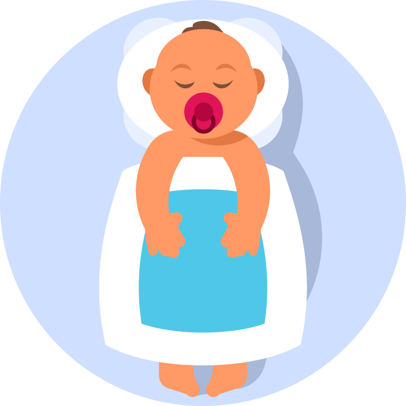 Sleeping Baby with Pacifier