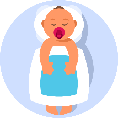 Sleeping Baby with Pacifier