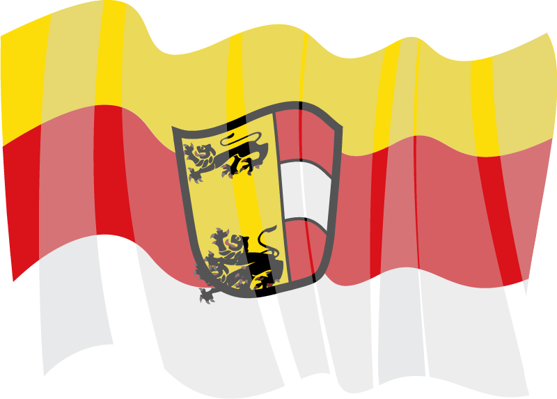 State Flag of Carinthia Waving