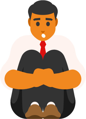 Stressed Professional 