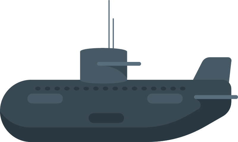 Submarine Exploring Ocean Depths