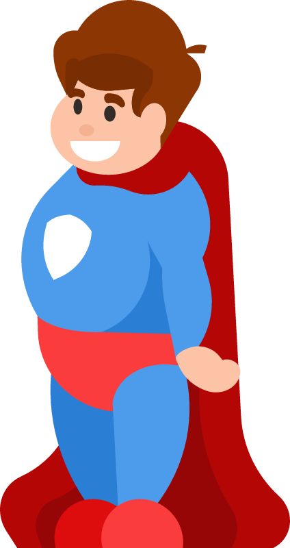 Superhero Child Ready for Adventure