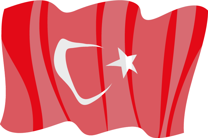Turkish National Flag in Motion