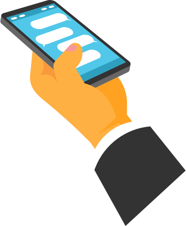 User Holding Mobile Phone
