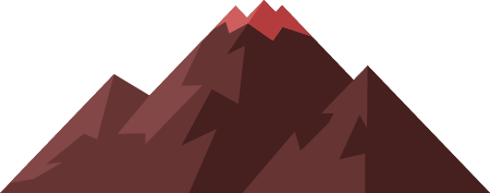 Volcano Erupting with Lava Flowing Down