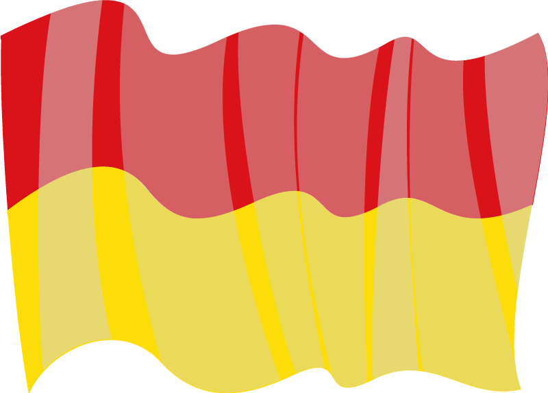 Waving Flag of Burgenland