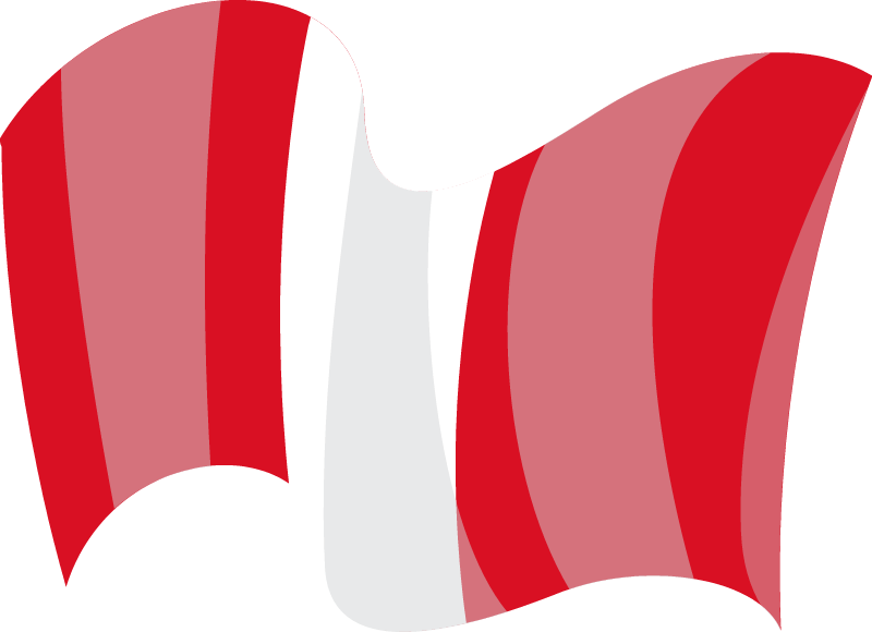 Waving Flag of Peru