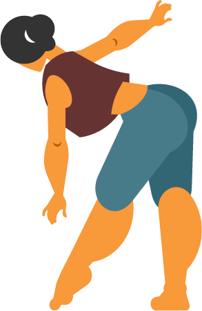 Woman Engaged in Aerobics Exercise
