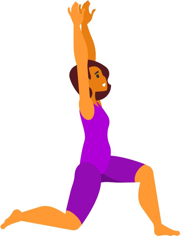 Woman Enjoying Yoga 