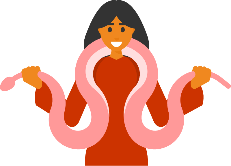 Woman Interacting with Snake Confidently
