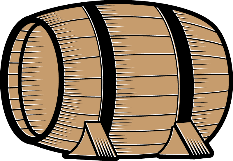 Wooden Barrel for Drinks