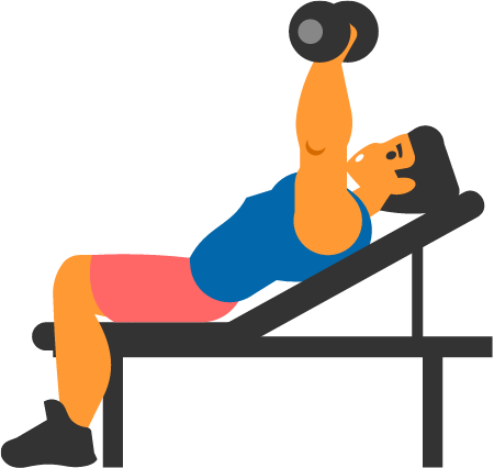 Workout in a Gym Depicted with Determination