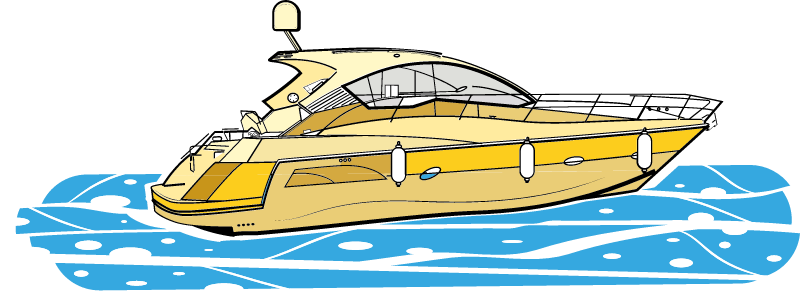 Yacht Sailing in Open Waters