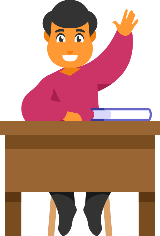Young Pupil Seeking Teacher’s Attention