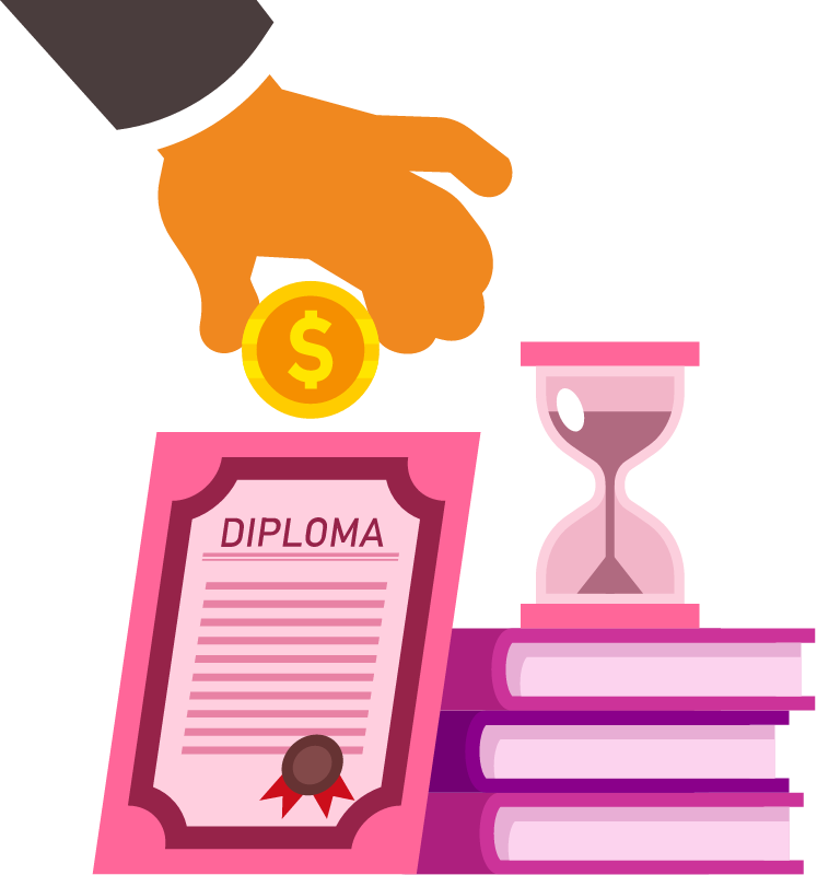Invest in Education Depicted with Learning Tools