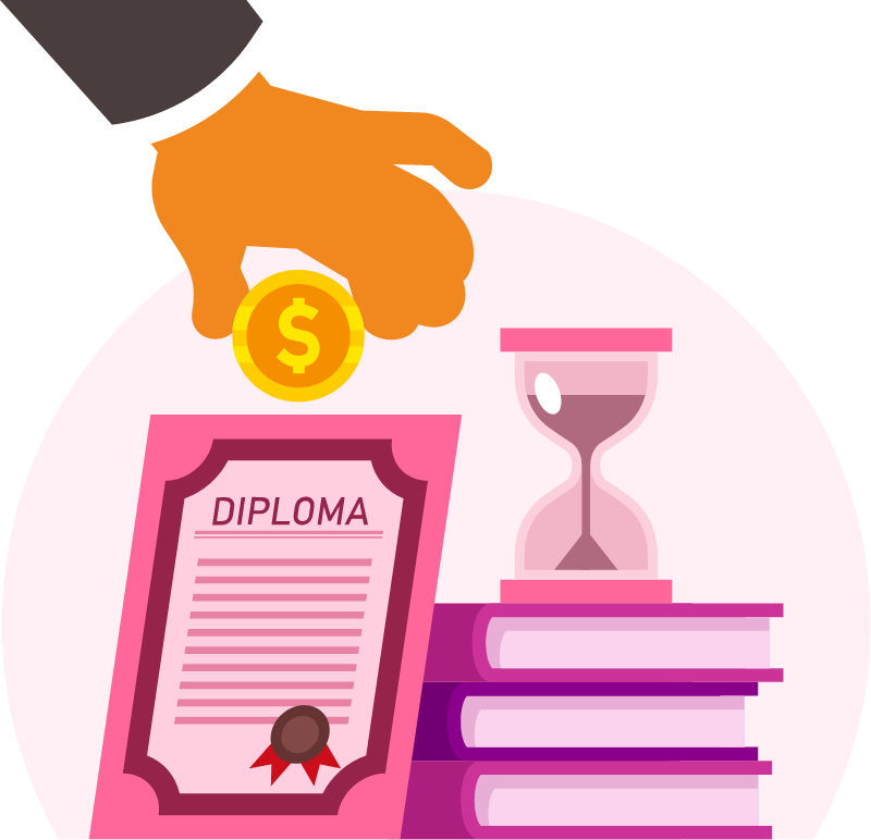 Invest in Education Depicted with Learning Tools