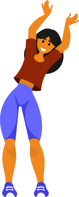 Woman Performing Gymnastic Moves