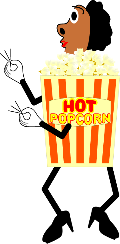 Anthropomorphic Popcorn Box