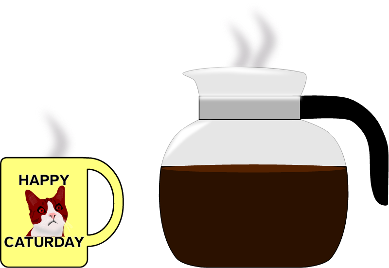 Happy Caturday Coffee