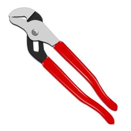 Red-Handled Water Pump Pliers