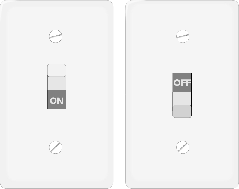 Wall Switches with Labels