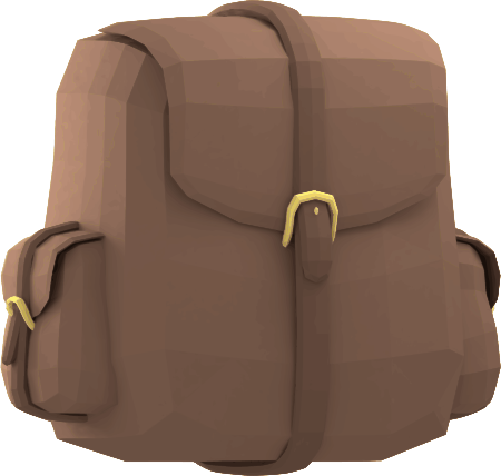 Zipped Closed Backpack