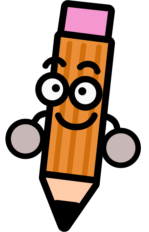 Happy Cartoon Pencil