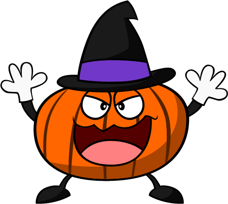 Isolated Halloween Pumpkin