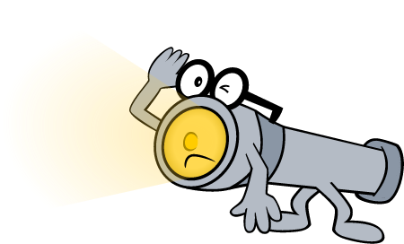 Mr. Flashlight Character