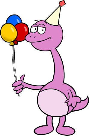 Party Monster with Balloons