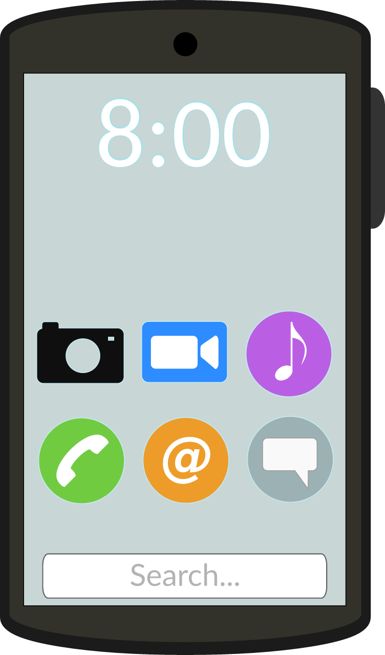 Minimalist Phone Screen