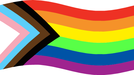 Wavy Progress Pride Flag