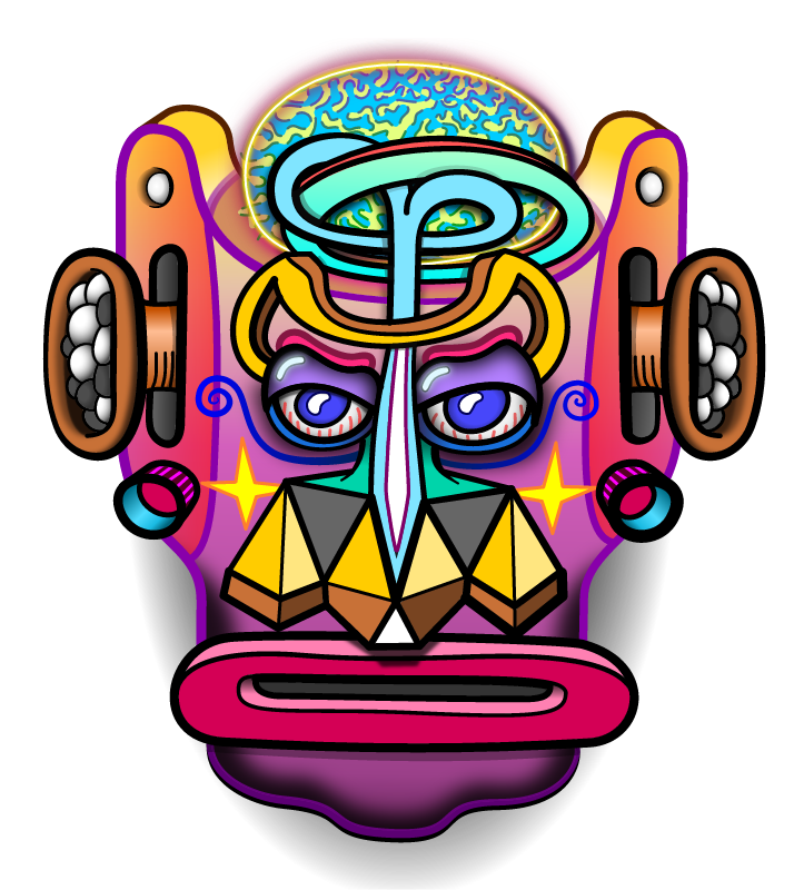 Belgian Abstract Mask