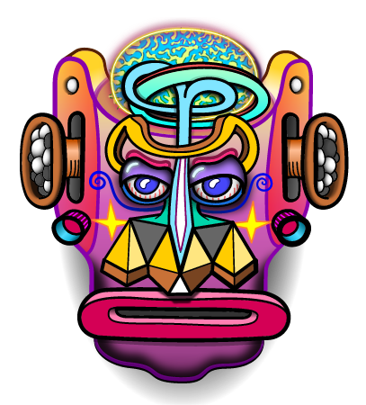 Belgian Abstract Mask