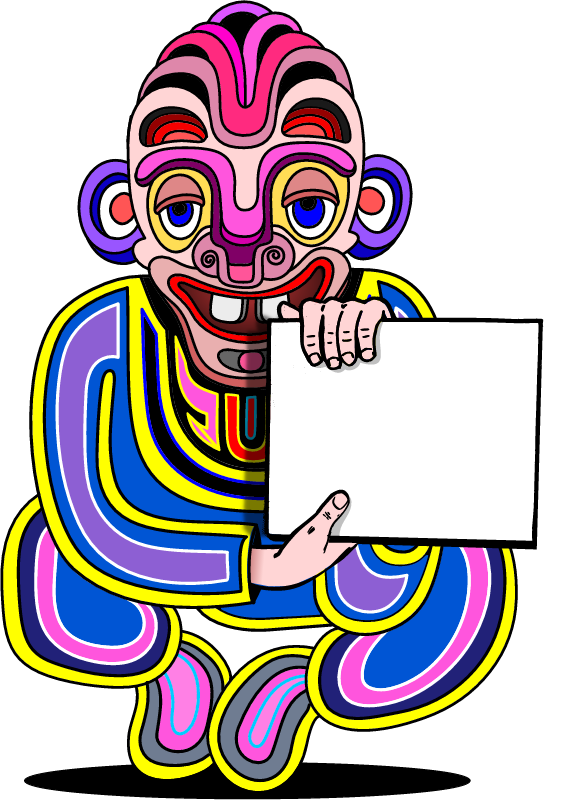 Colorful Character Sign