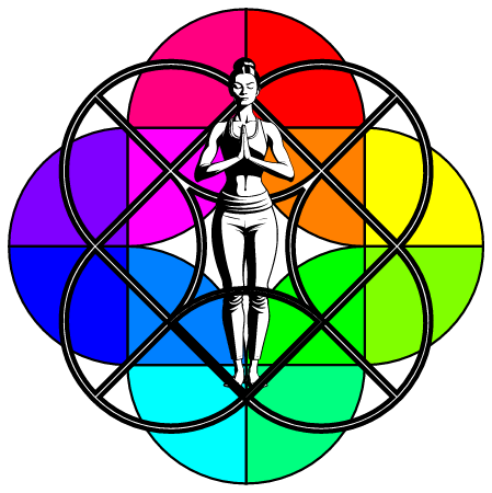Colorful Yoga Meditation