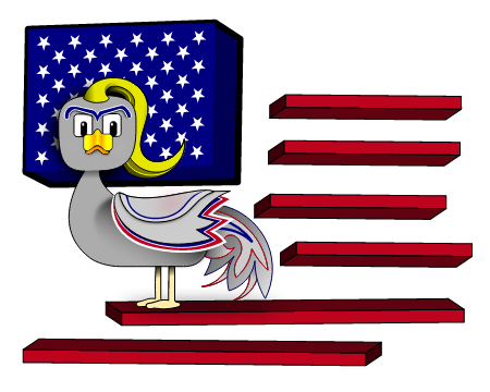 Donald & The Broken Flag